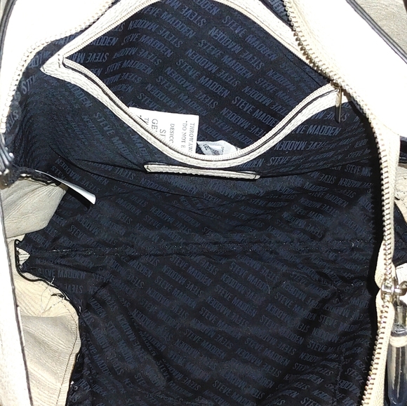 NWOT STEVE MADDEN PURSE * MULTI-POCKET LARGE SATCHEL/TOTE * EXCELLENT CONDITION - Picture 7 of 14